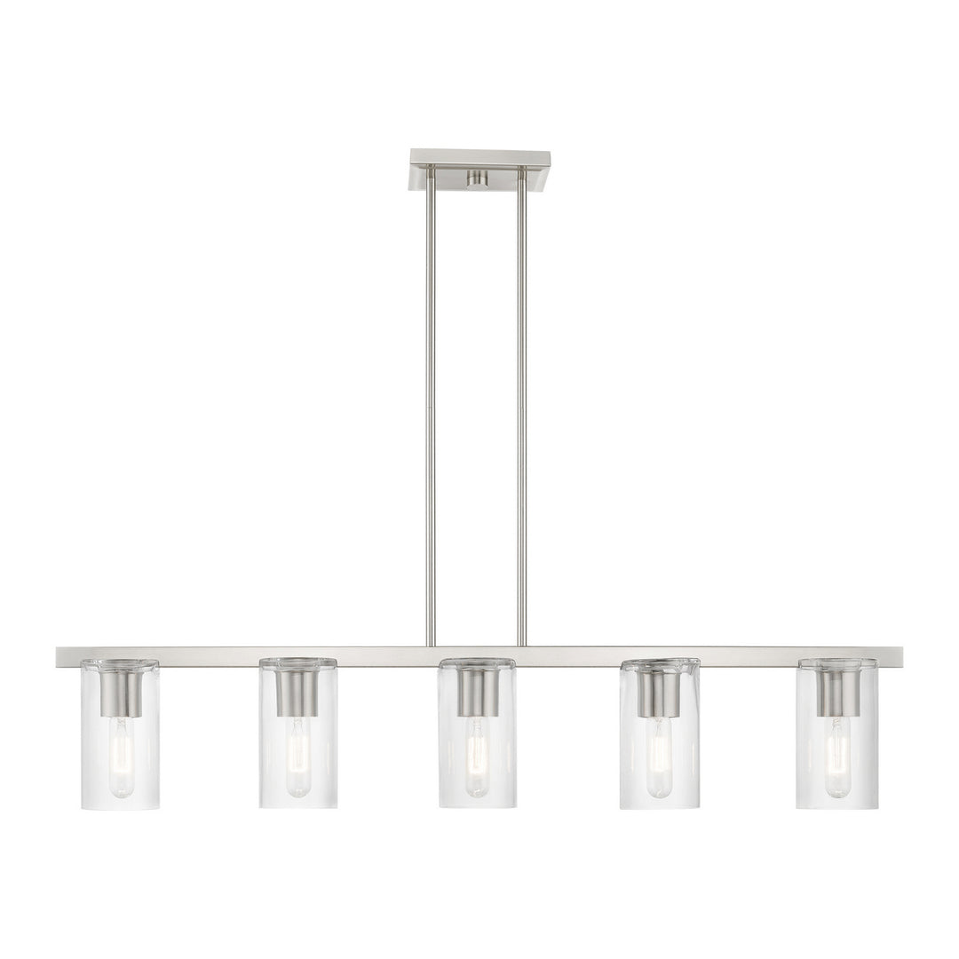 Livex Clarion 49275-91 Pendant Light - Brushed Nickel