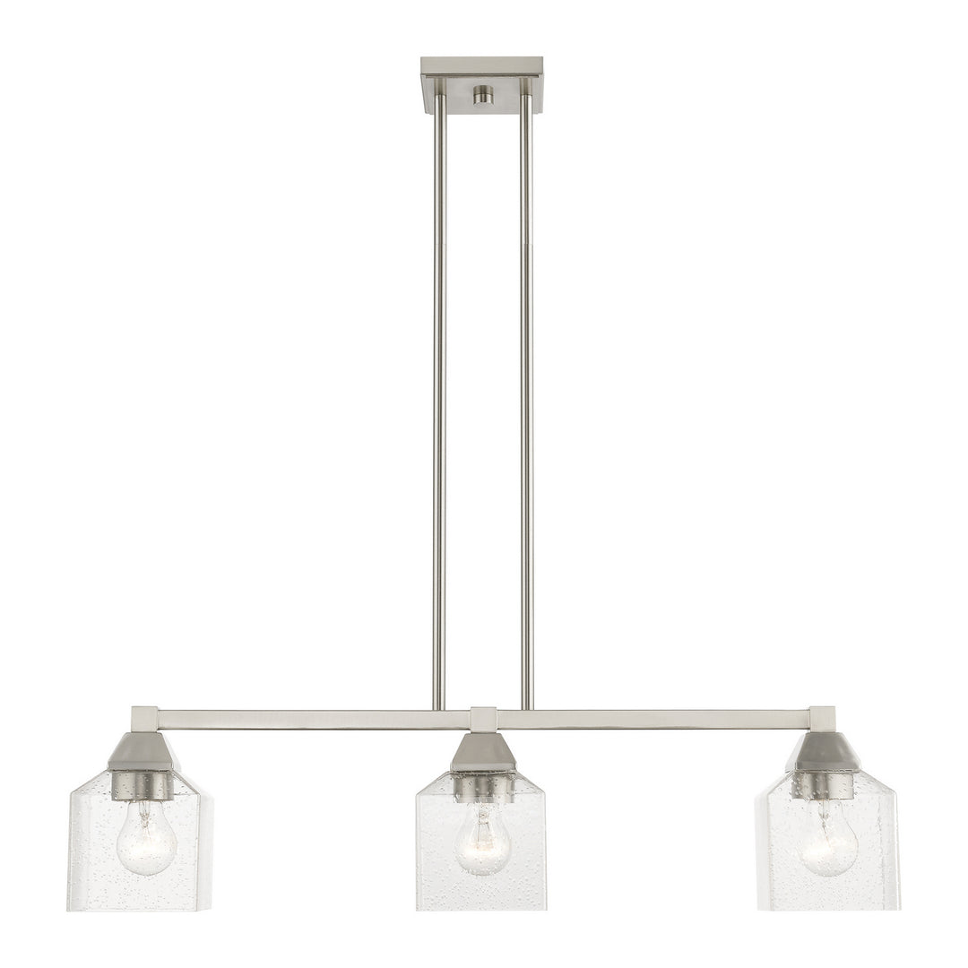 Livex Aragon 49763-91 Pendant Light - Brushed Nickel