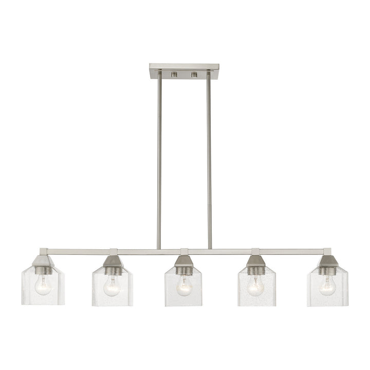 Livex Aragon 49765-91 Pendant Light - Brushed Nickel