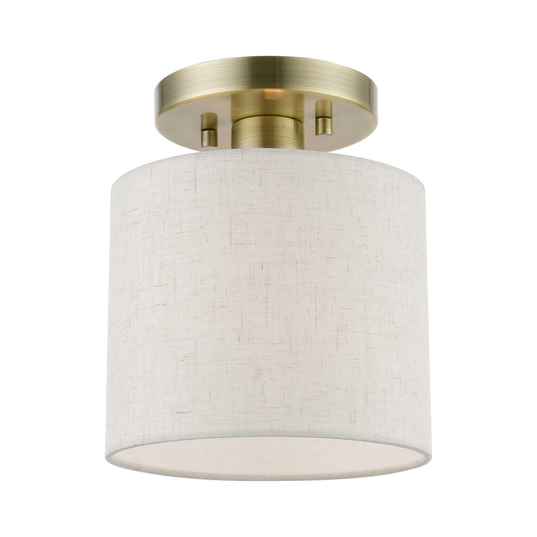 Livex Blossom 49807-01 Ceiling Light - Antique Brass