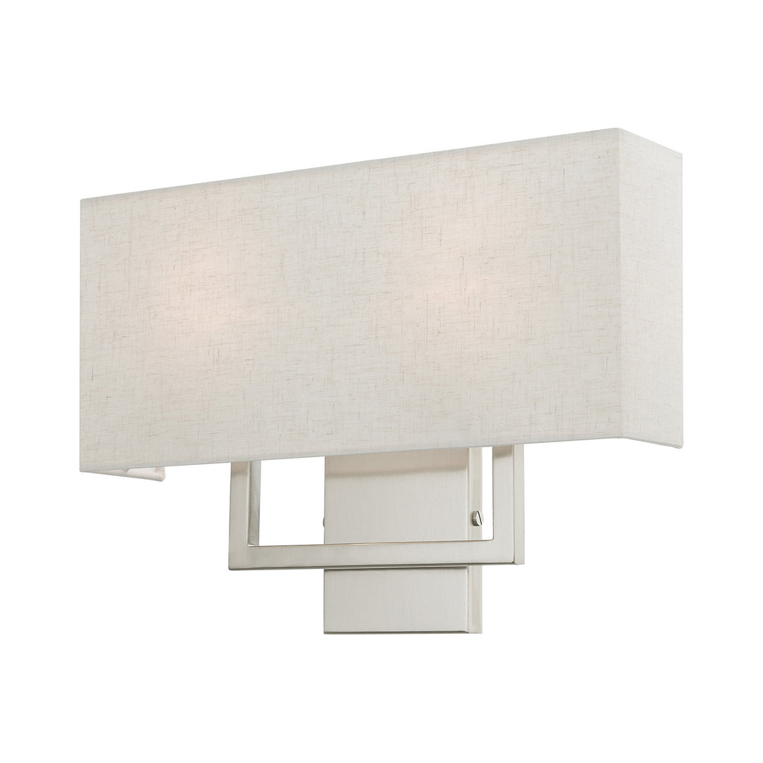 Livex Pierson 50995-91 Wall Sconce Light - Brushed Nickel
