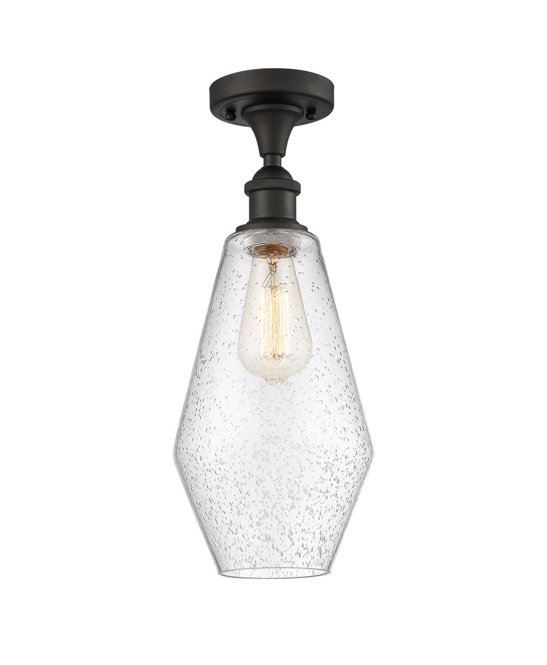 Innovations Ballston 516-1C-OB-G654-7-LED Ceiling Light - Oil Rubbed Bronze