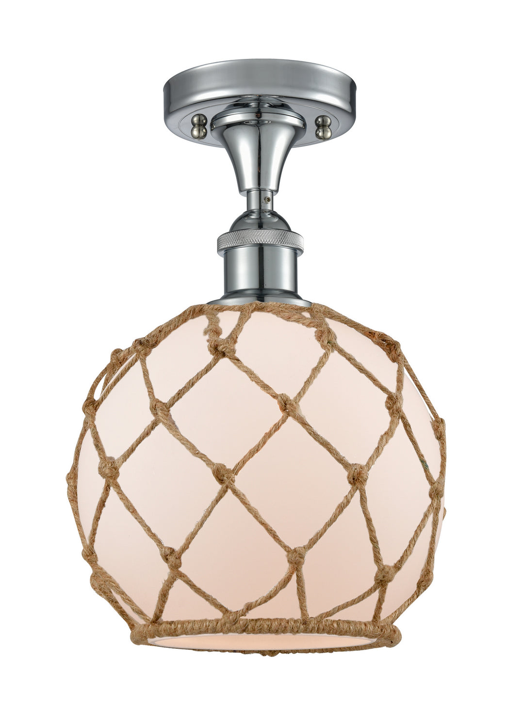 Innovations Ballston 516-1C-PC-G121-8RB-LED Ceiling Light - Polished Chrome