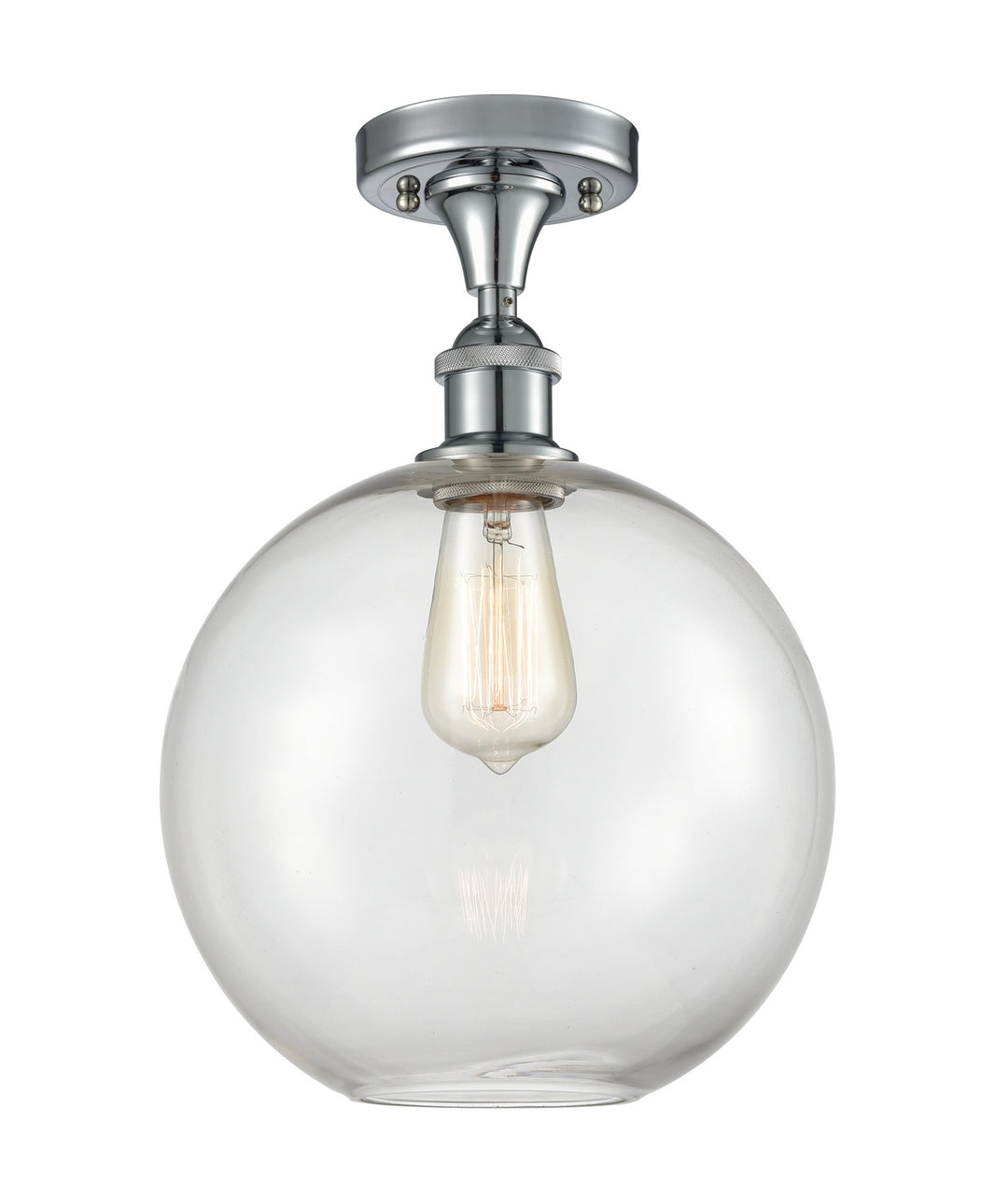 Innovations Ballston 516-1C-PC-G122-10 Ceiling Light - Polished Chrome