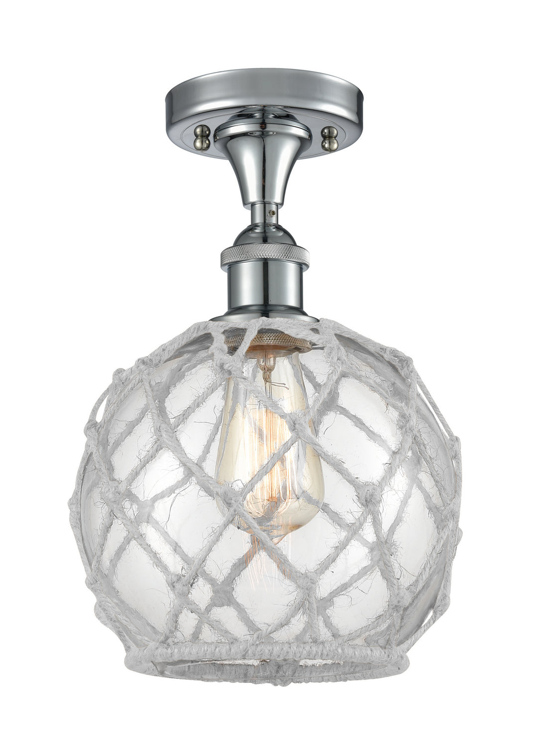 Innovations Ballston 516-1C-PC-G122-8RW-LED Ceiling Light - Polished Chrome