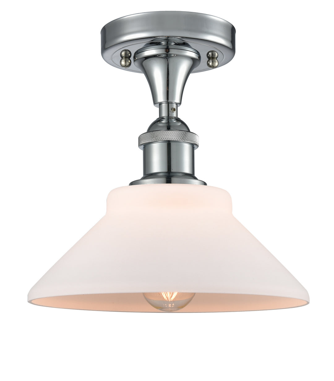 Innovations Ballston 516-1C-PC-G131-LED Ceiling Light - Polished Chrome