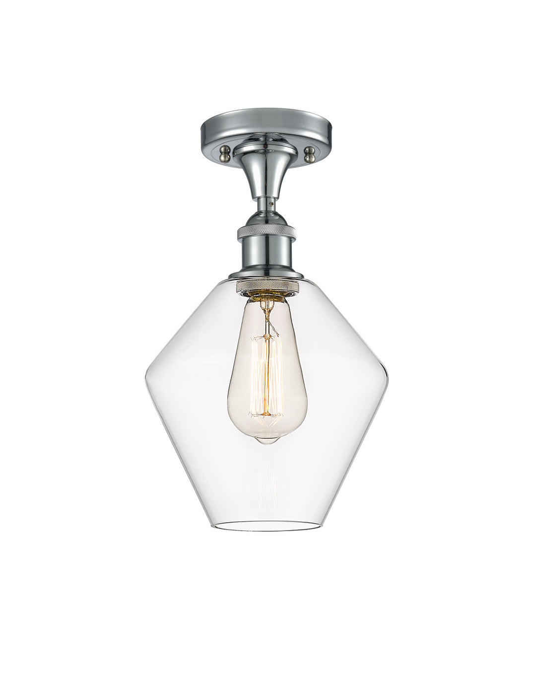 Innovations Ballston 516-1C-PC-G652-8-LED Ceiling Light - Polished Chrome