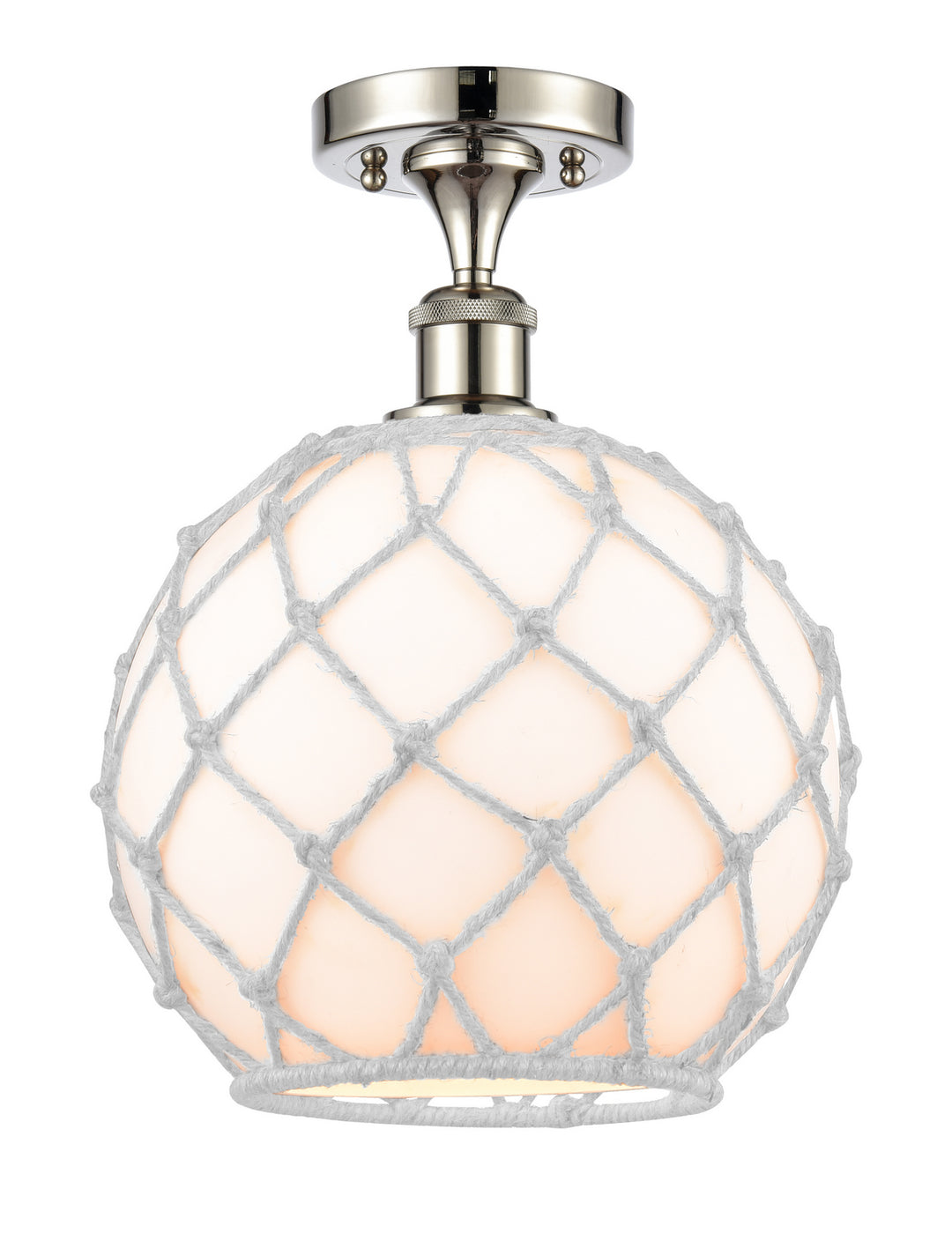 Innovations Ballston 516-1C-PN-G121-10RW-LED Ceiling Light - Polished Nickel