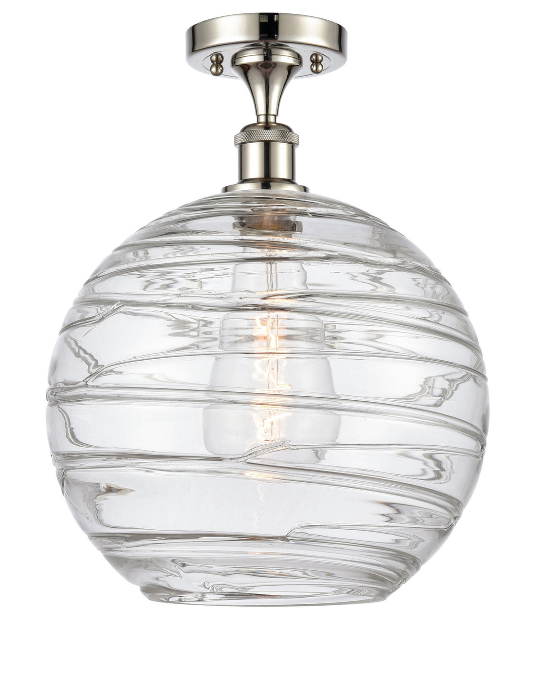 Innovations Ballston 516-1C-PN-G1213-12-LED Ceiling Light - Polished Nickel