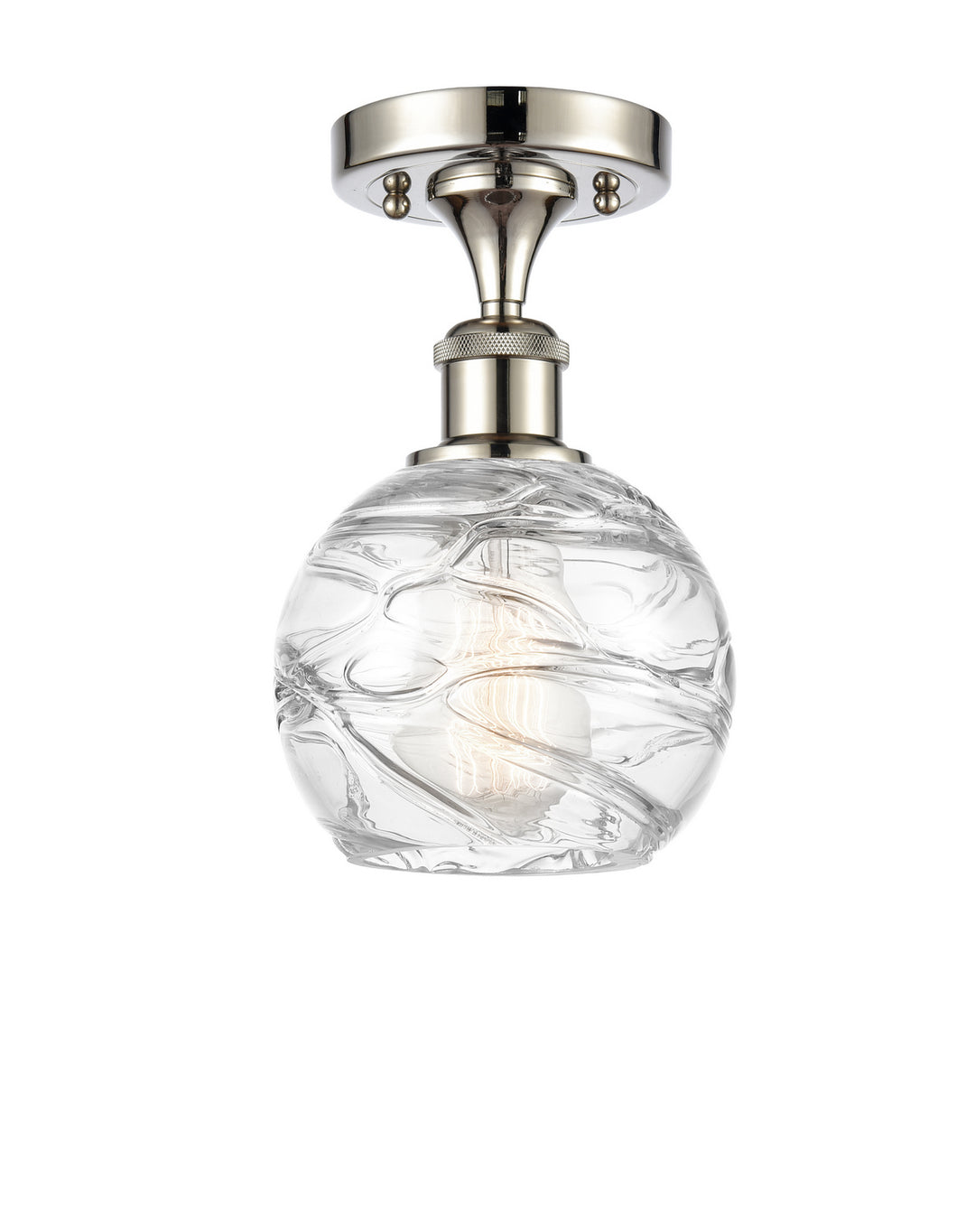 Innovations Ballston 516-1C-PN-G1213-6-LED Ceiling Light - Polished Nickel