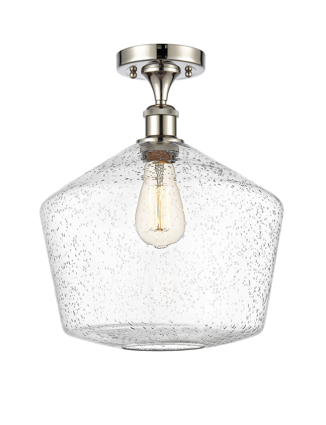 Innovations Ballston 516-1C-PN-G654-12-LED Ceiling Light - Polished Nickel