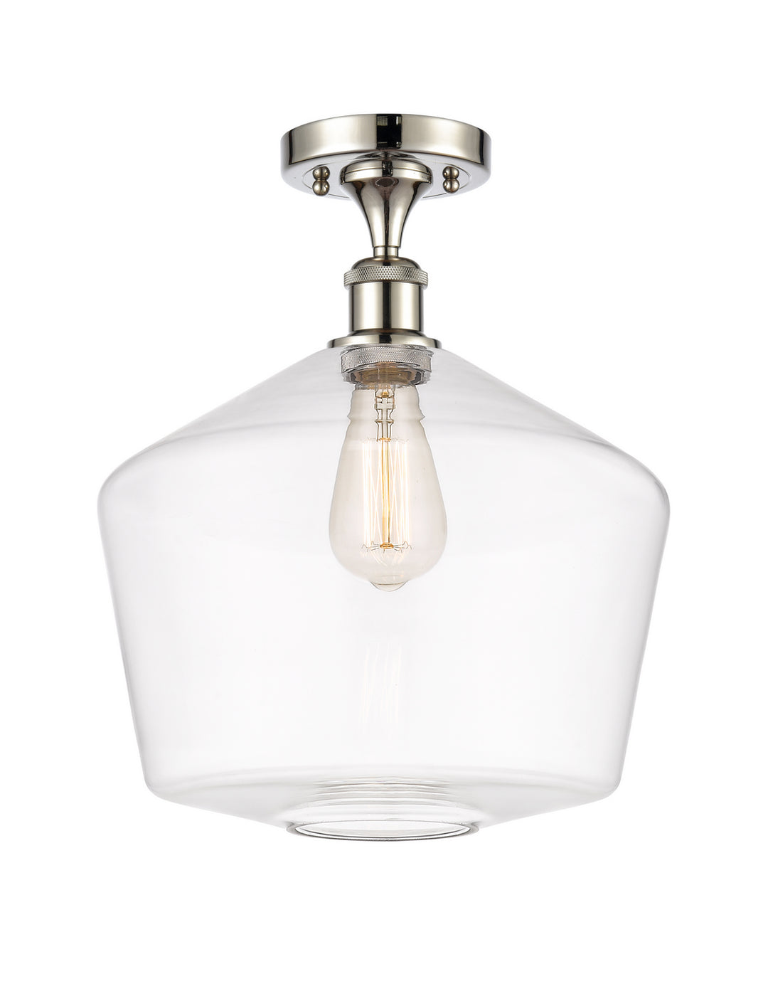 Innovations Ballston 516-1C-PN-G652-12-LED Ceiling Light - Polished Nickel