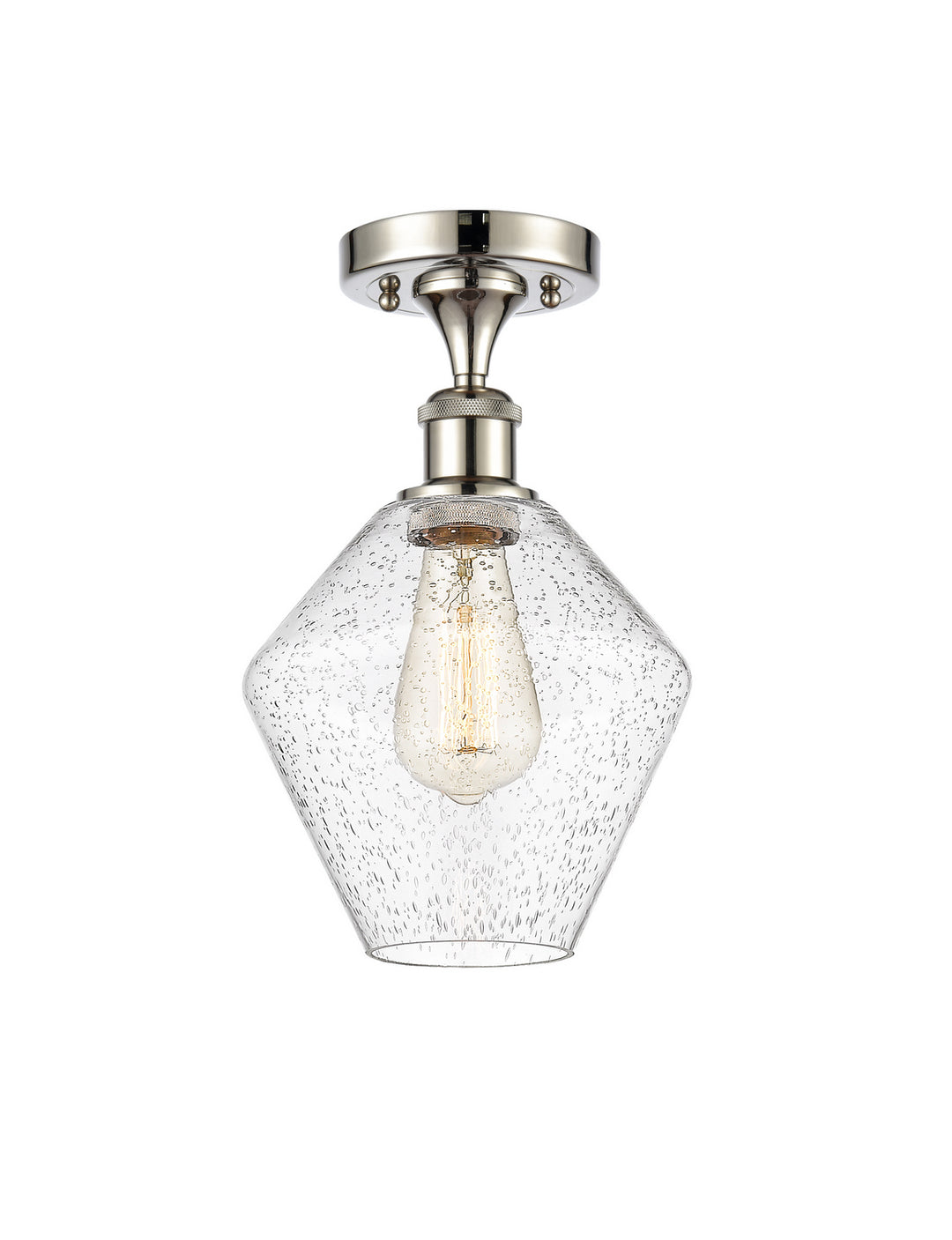 Innovations Ballston 516-1C-PN-G654-8-LED Ceiling Light - Polished Nickel