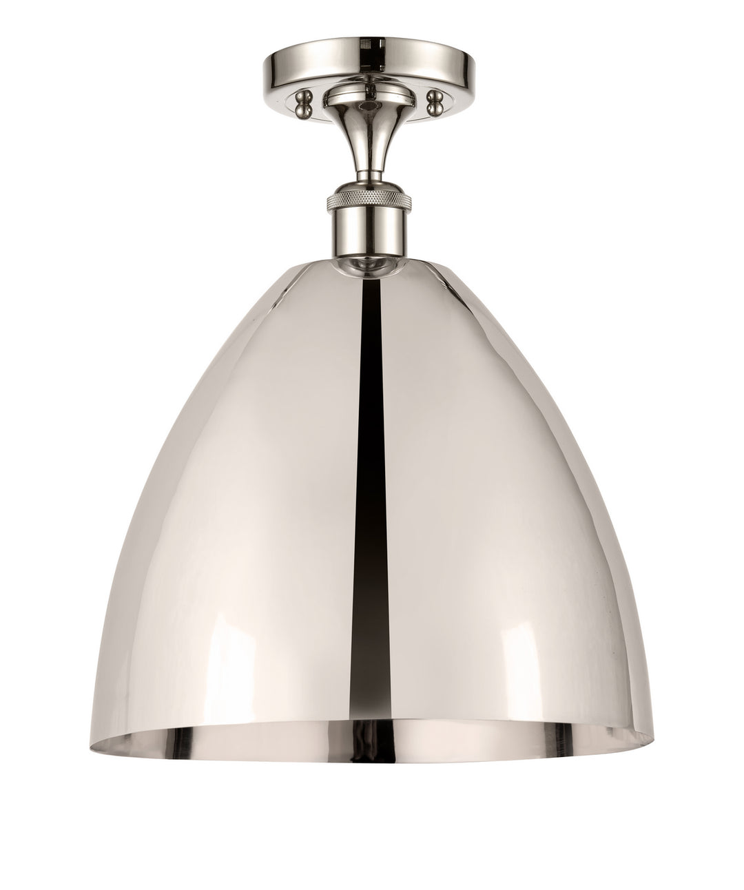 Innovations Ballston 516-1C-PN-MBD-12-PN-LED Ceiling Light - Polished Nickel