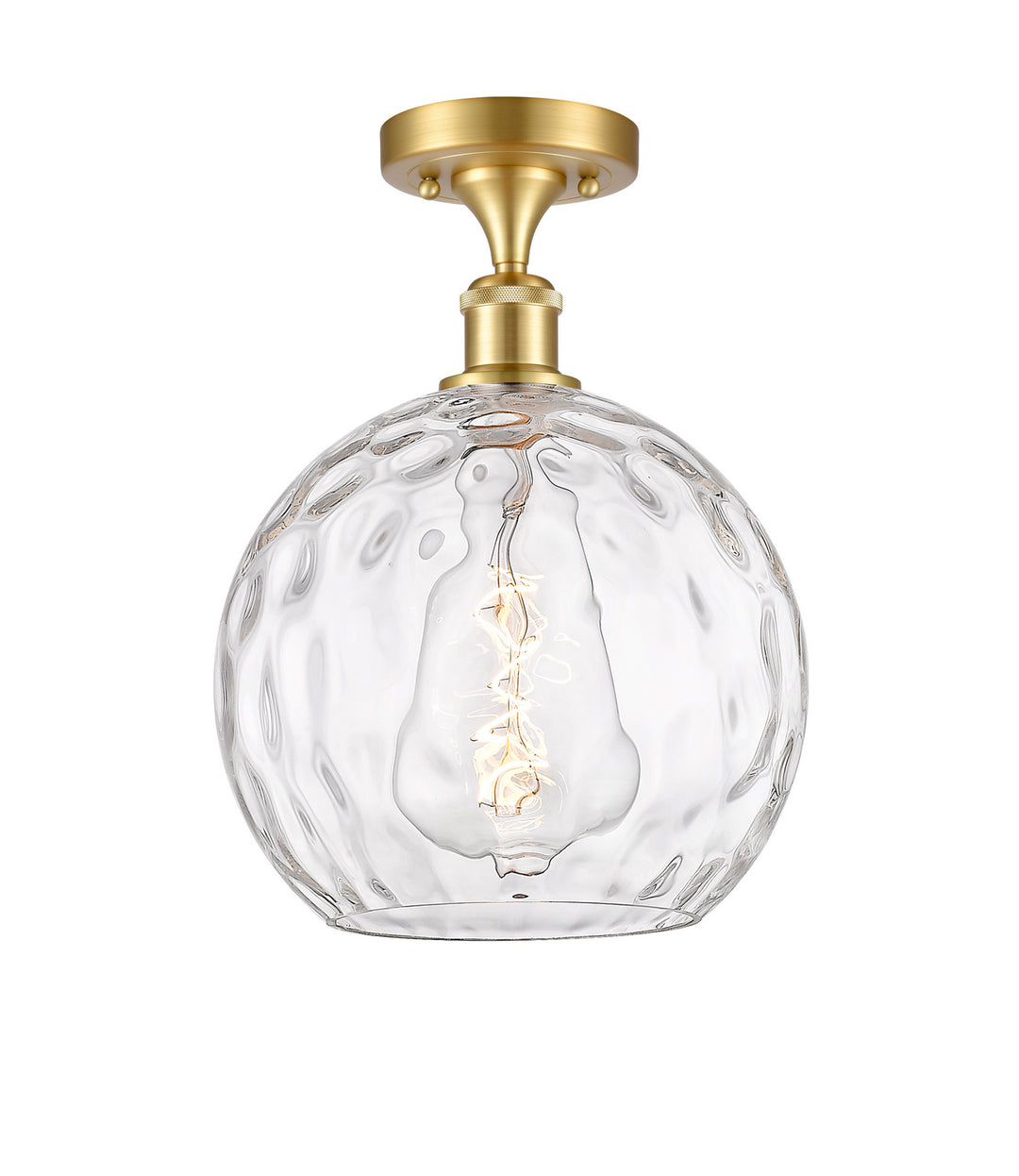 Innovations Ballston 516-1C-SG-G1215-10 Ceiling Light - Satin Gold