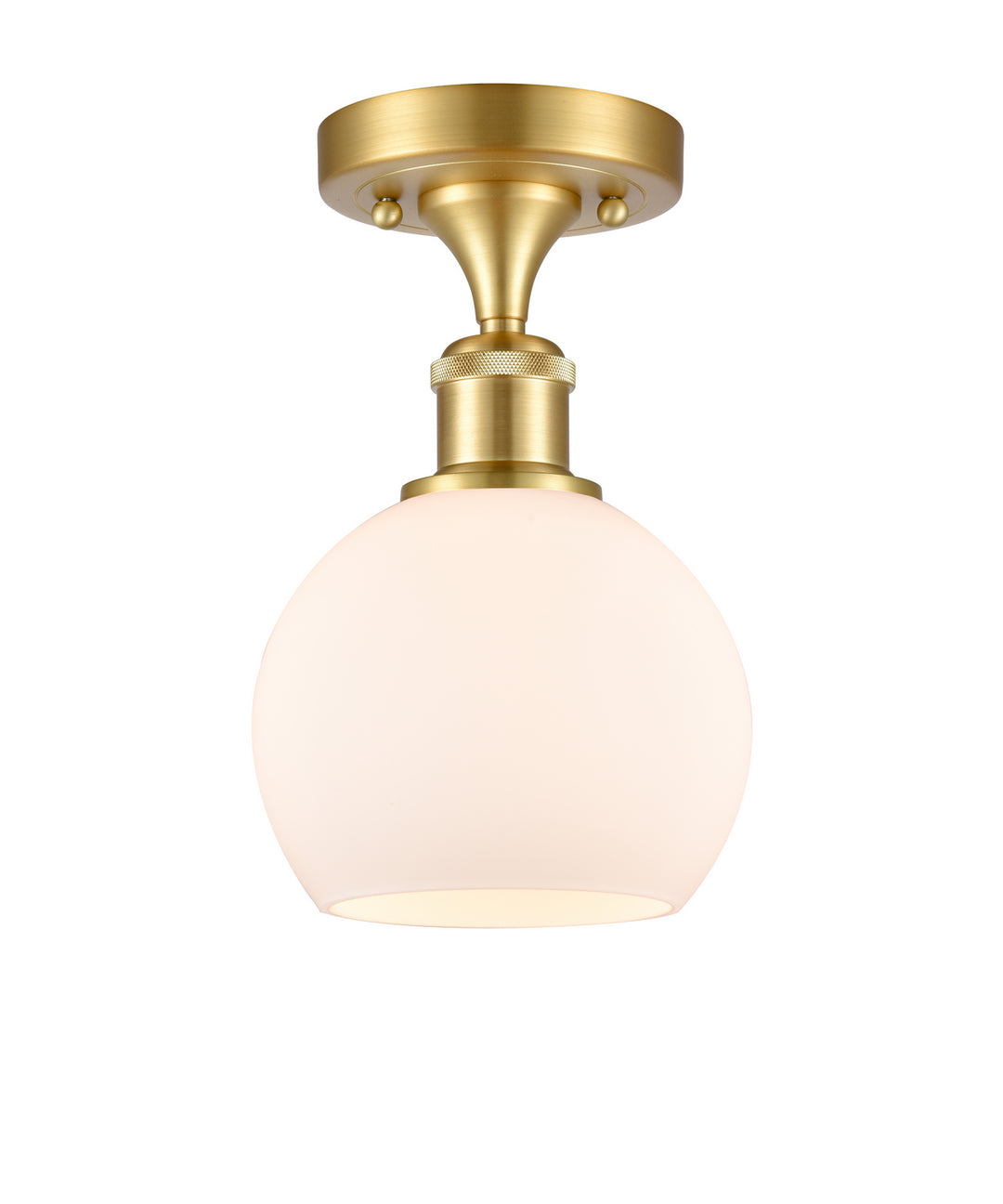 Innovations Ballston 516-1C-SG-G121-6 Ceiling Light - Satin Gold