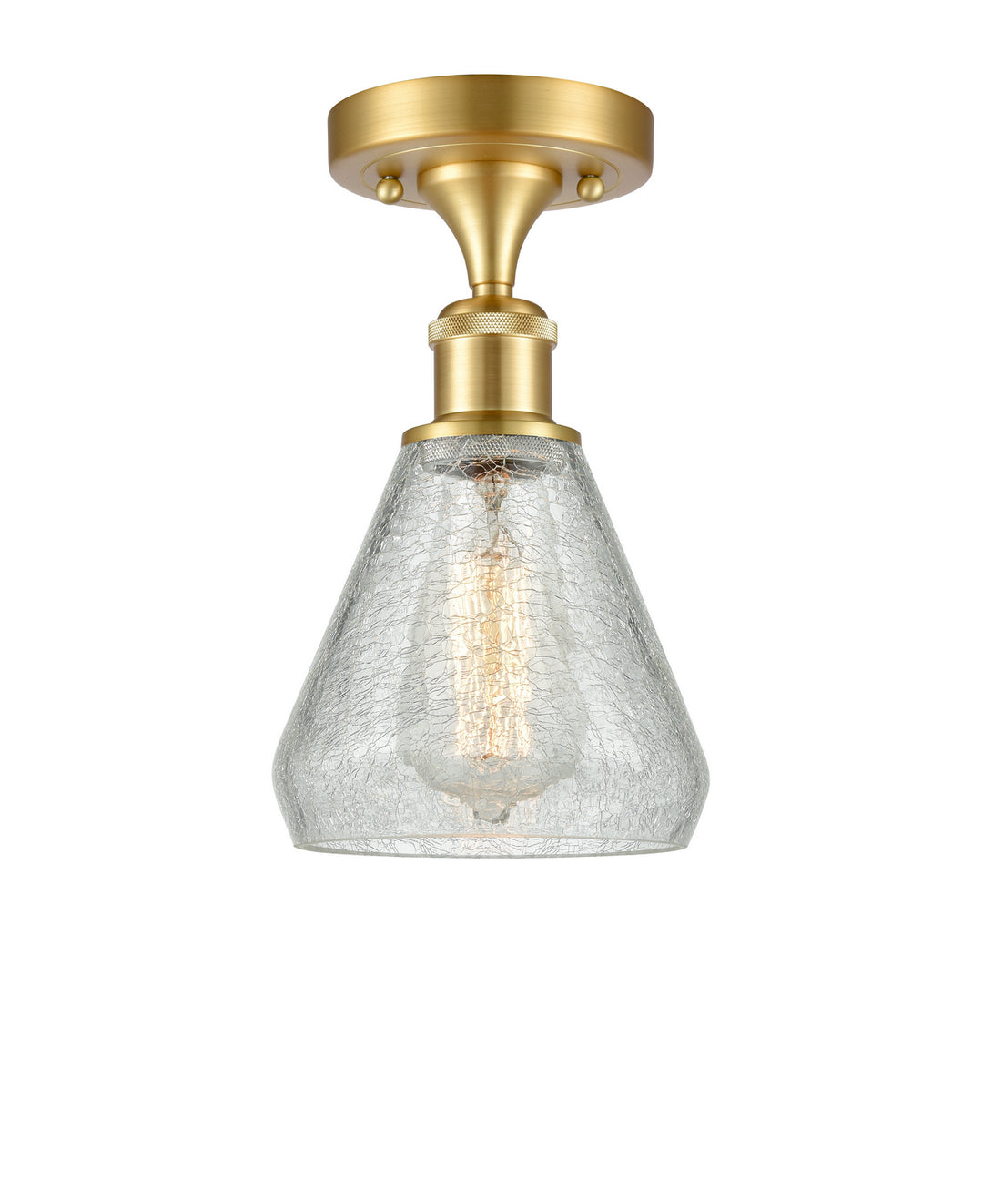 Innovations Ballston 516-1C-SG-G275 Ceiling Light - Satin Gold