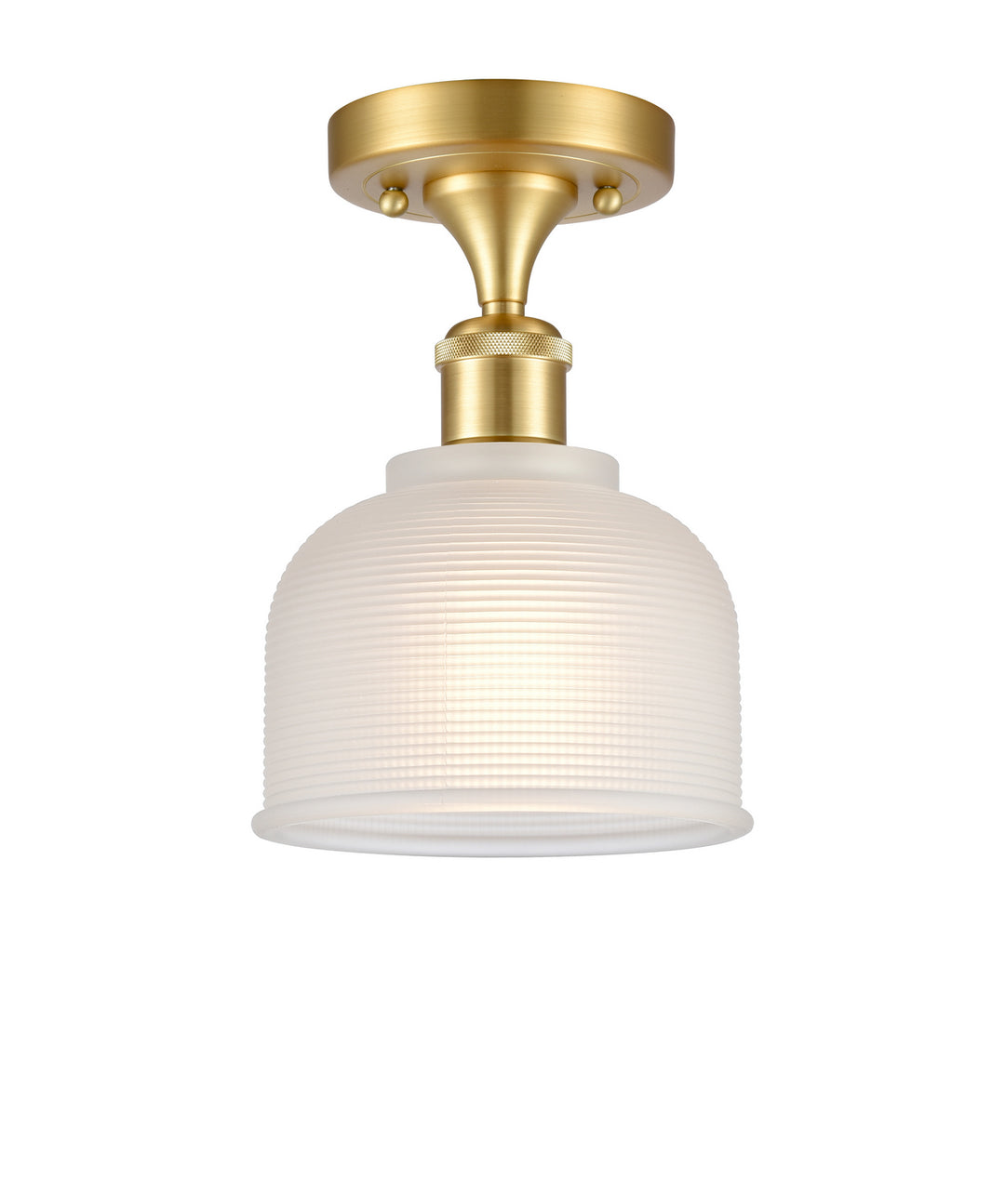 Innovations Ballston 516-1C-SG-G411 Ceiling Light - Satin Gold