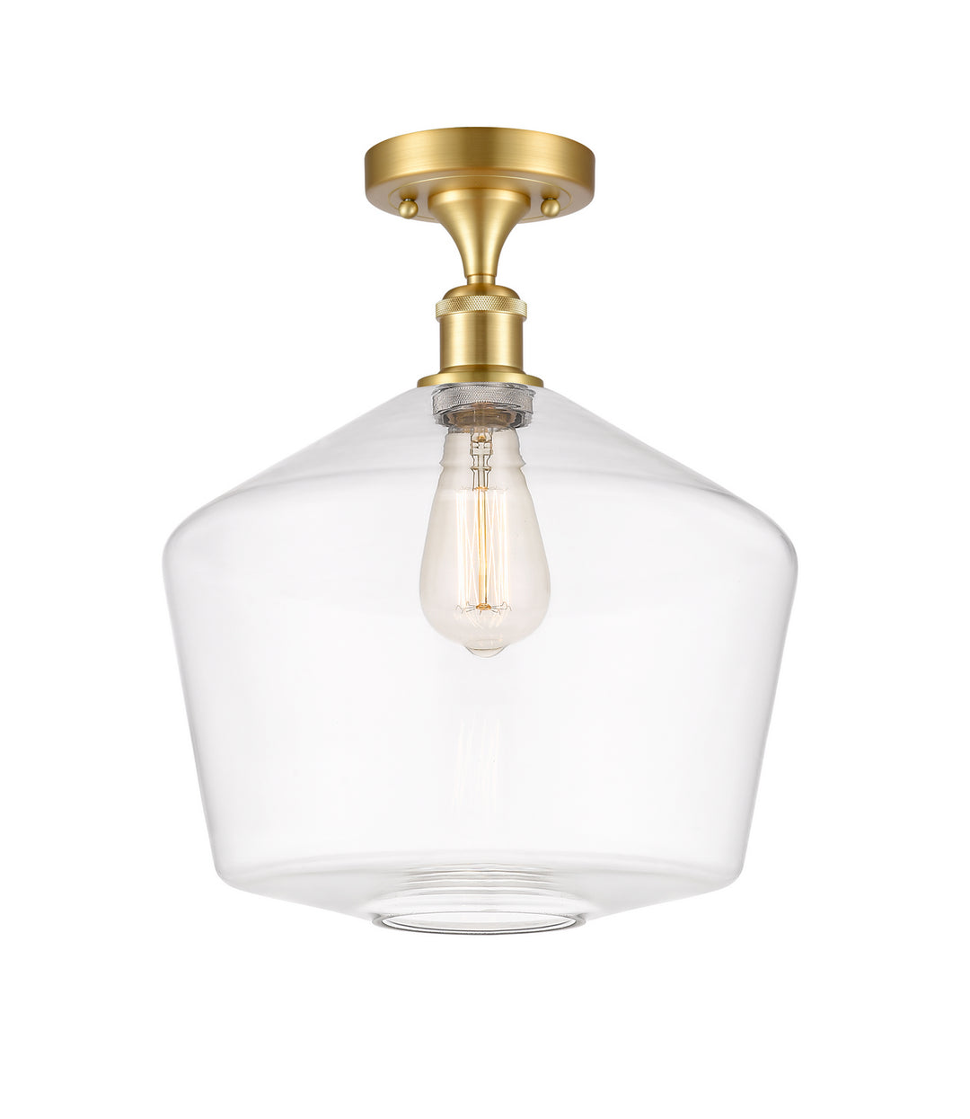 Innovations Ballston 516-1C-SG-G652-12 Ceiling Light - Satin Gold