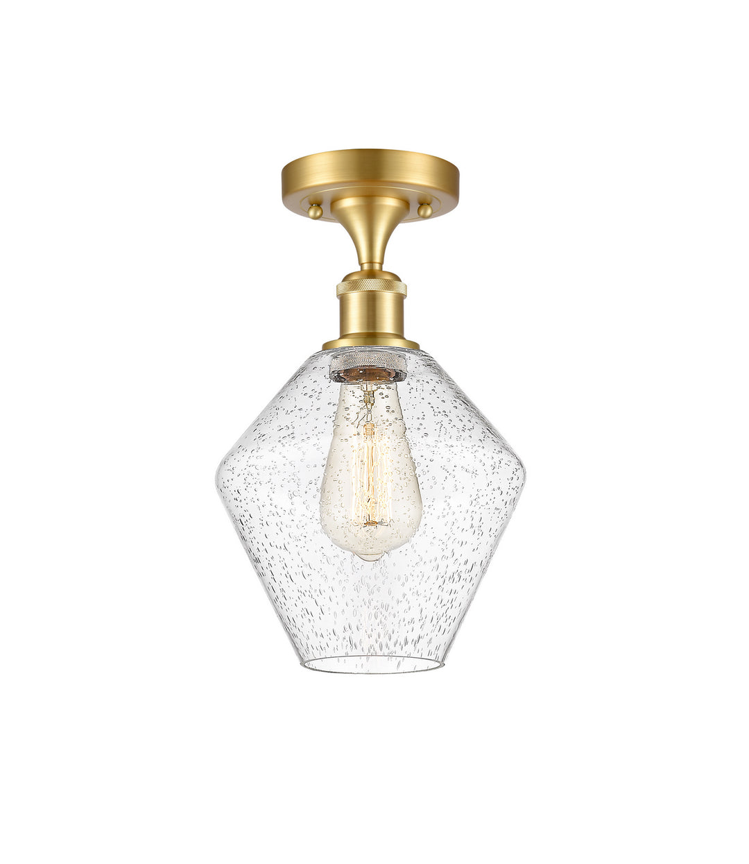 Innovations Ballston 516-1C-SG-G654-8 Ceiling Light - Satin Gold