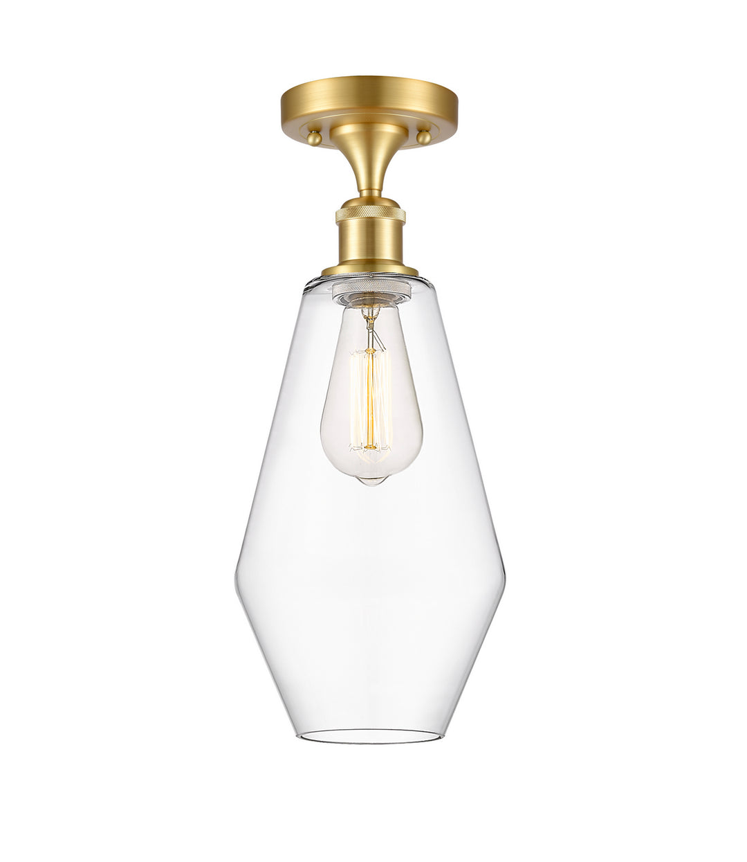 Innovations Ballston 516-1C-SG-G652-7 Ceiling Light - Satin Gold