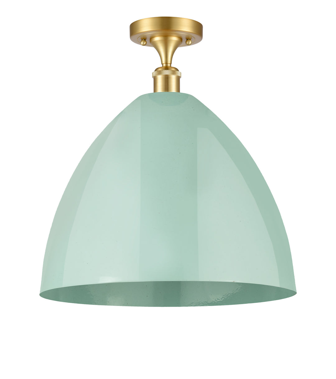 Innovations Ballston 516-1C-SG-MBD-16-SF-LED Ceiling Light - Satin Gold