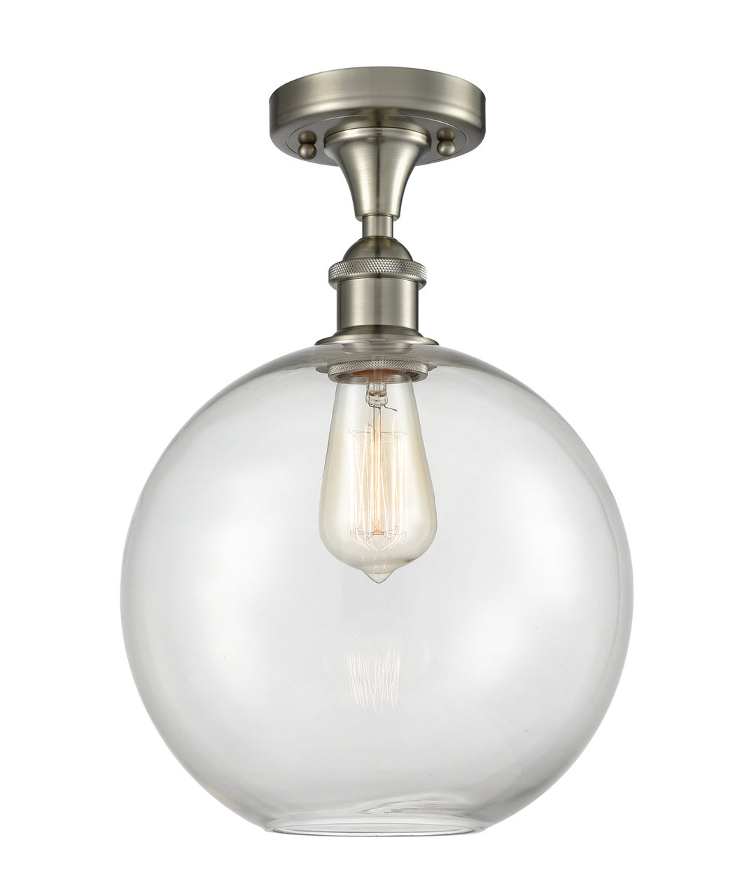 Innovations Ballston 516-1C-SN-G122-10 Ceiling Light - Brushed Satin Nickel