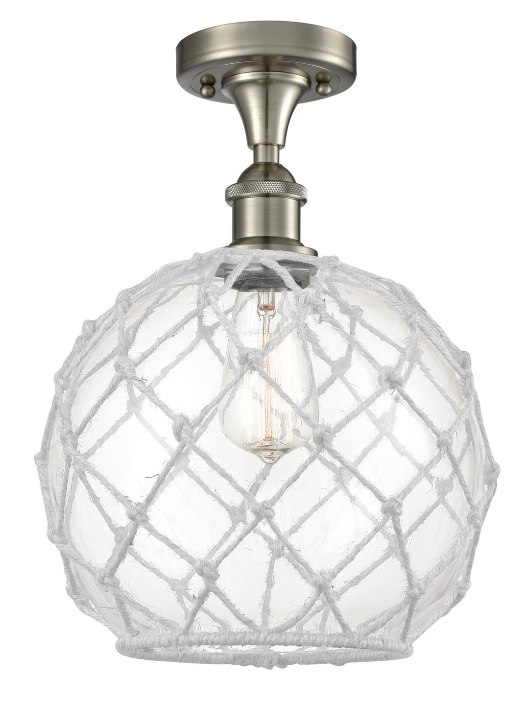 Innovations Ballston 516-1C-SN-G122-10RW Ceiling Light - Brushed Satin Nickel
