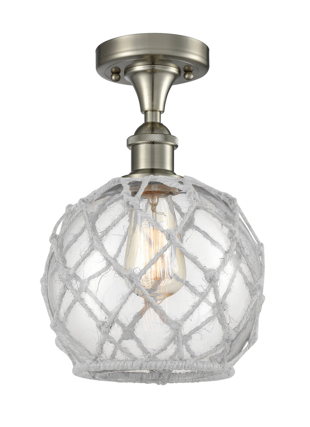 Innovations Ballston 516-1C-SN-G122-8RW Ceiling Light - Brushed Satin Nickel