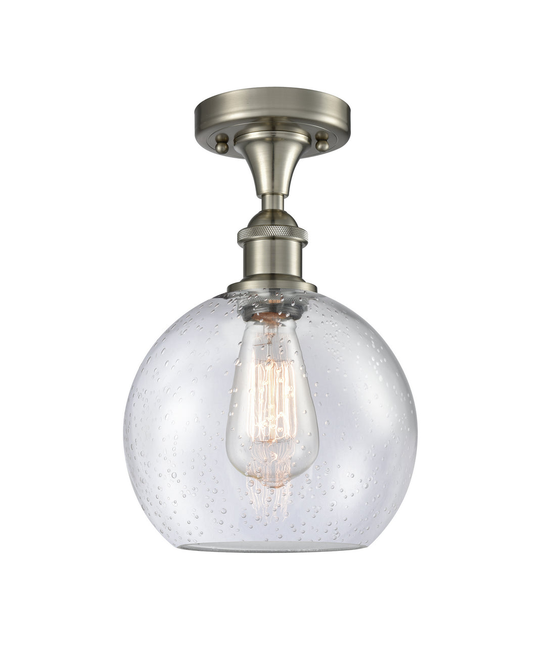 Innovations Ballston 516-1C-SN-G124-8-LED Ceiling Light - Brushed Satin Nickel