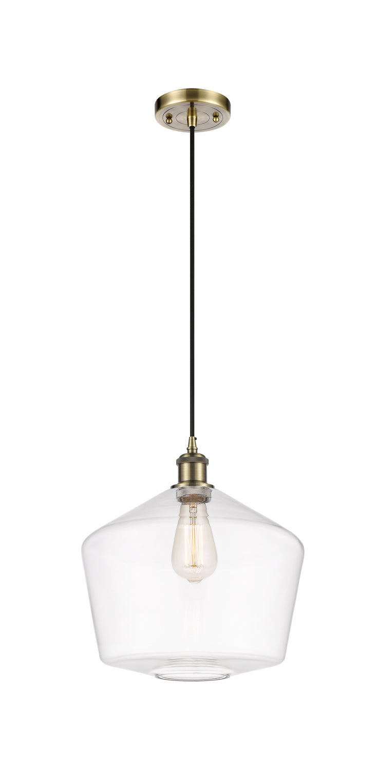 Innovations Ballston 516-1P-AB-G652-12-LED Pendant Light - Antique Brass