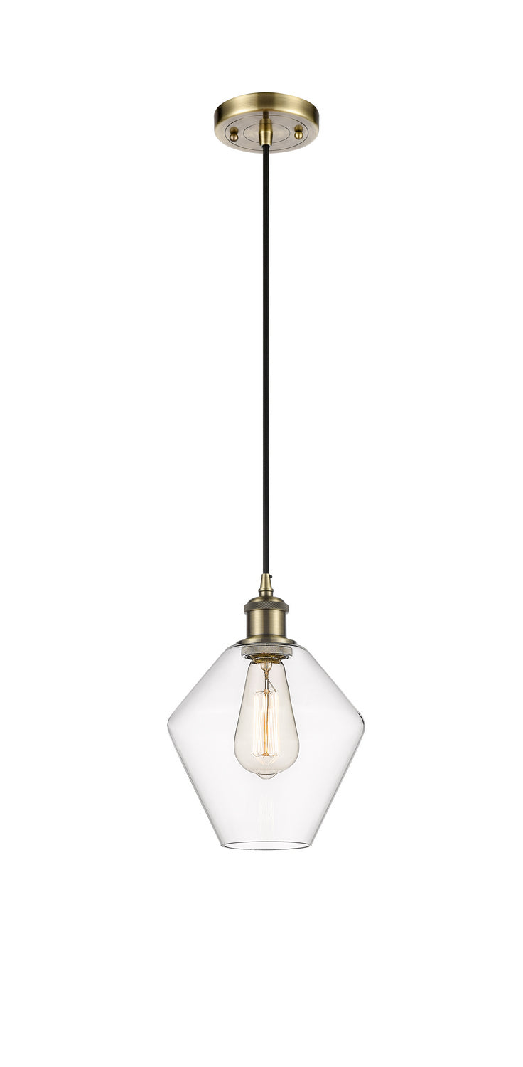 Innovations Ballston 516-1P-AB-G652-8 Pendant Light - Antique Brass