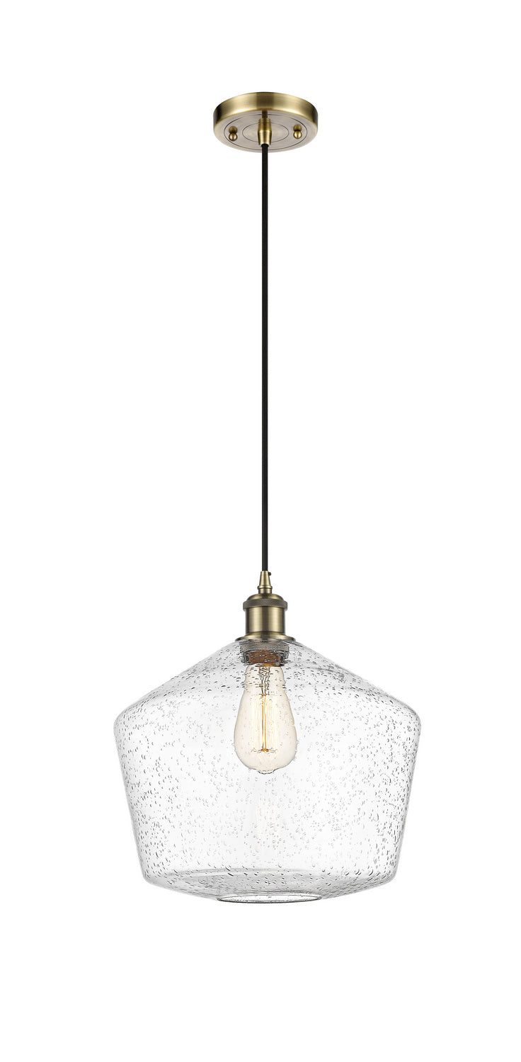 Innovations Ballston 516-1P-AB-G654-12-LED Pendant Light - Antique Brass
