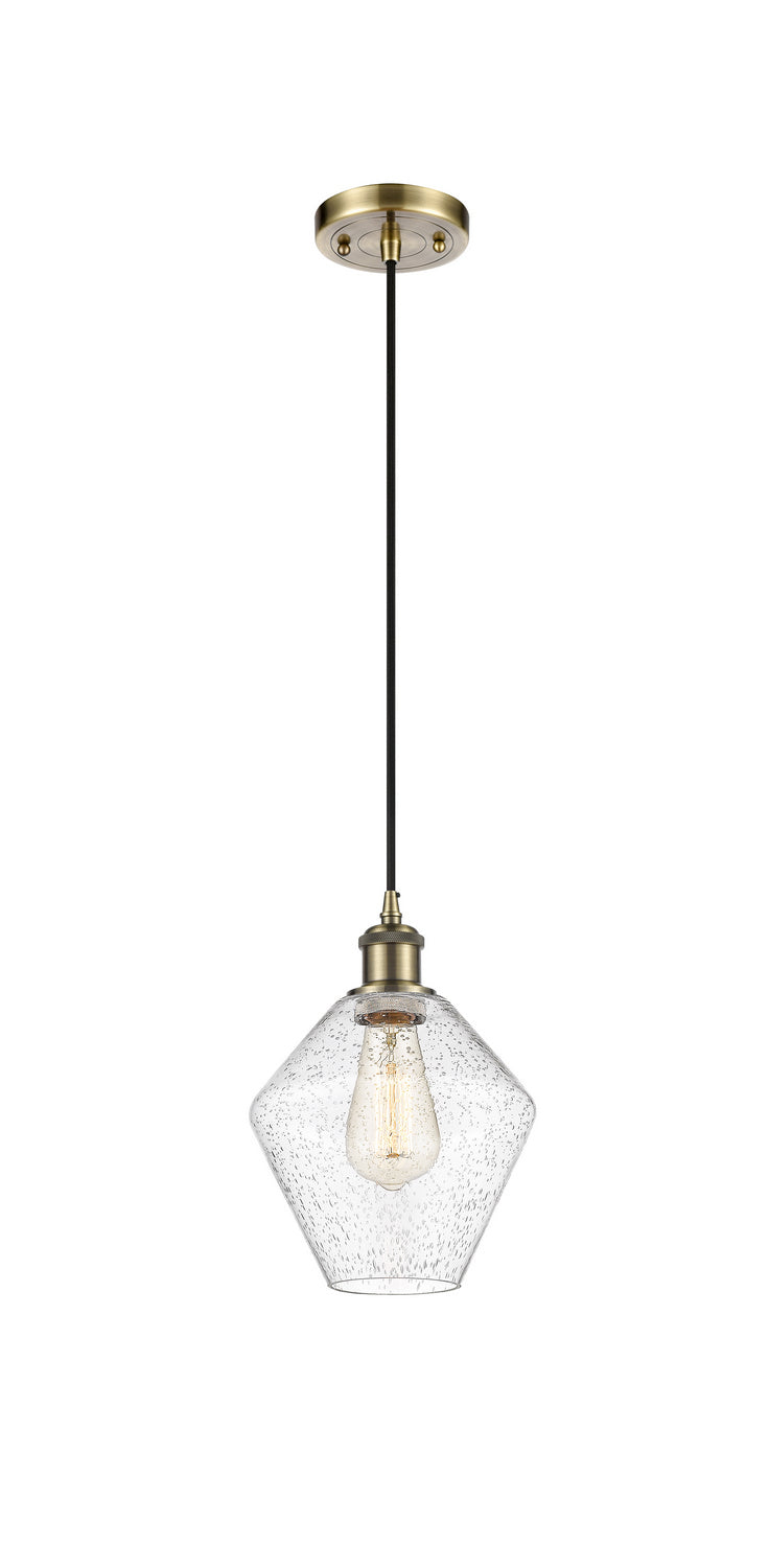 Innovations Ballston 516-1P-AB-G654-8 Pendant Light - Antique Brass