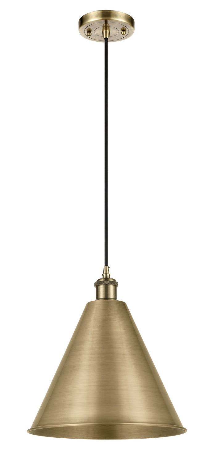 Innovations Ballston 516-1P-AB-MBC-16-AB Pendant Light - Antique Brass