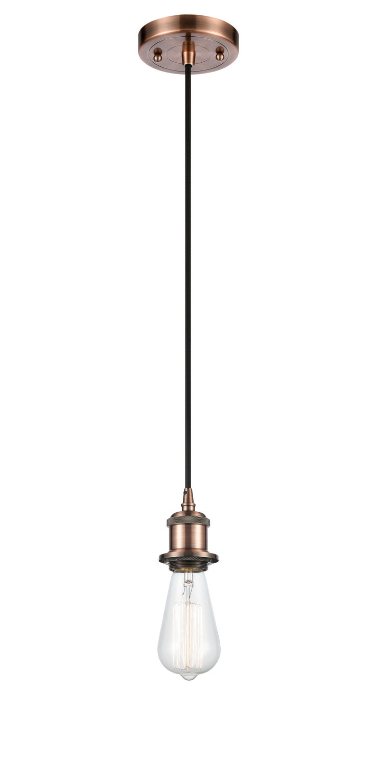 Innovations Ballston 516-1P-AC Pendant Light - Antique Copper