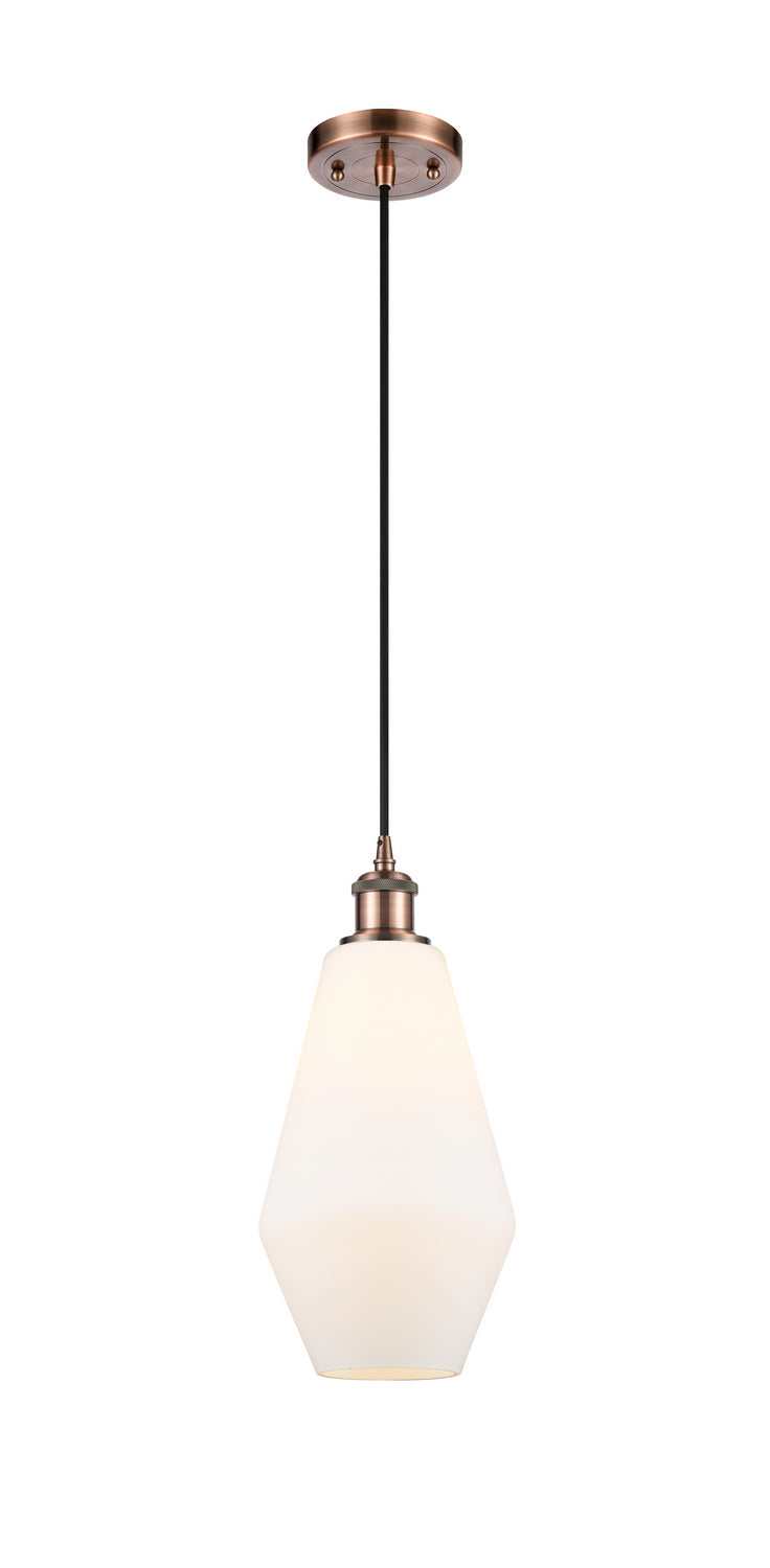 Innovations Ballston 516-1P-AC-G651-7-LED Pendant Light - Antique Copper