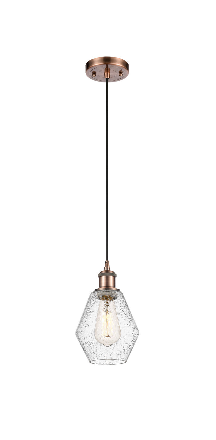 Innovations Ballston 516-1P-AC-G654-6 Pendant Light - Antique Copper