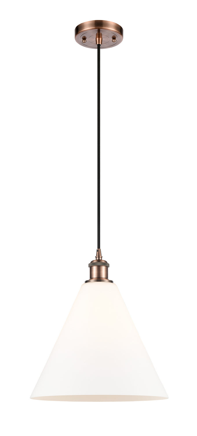 Innovations Ballston 516-1P-AC-GBC-121 Pendant Light - Antique Copper