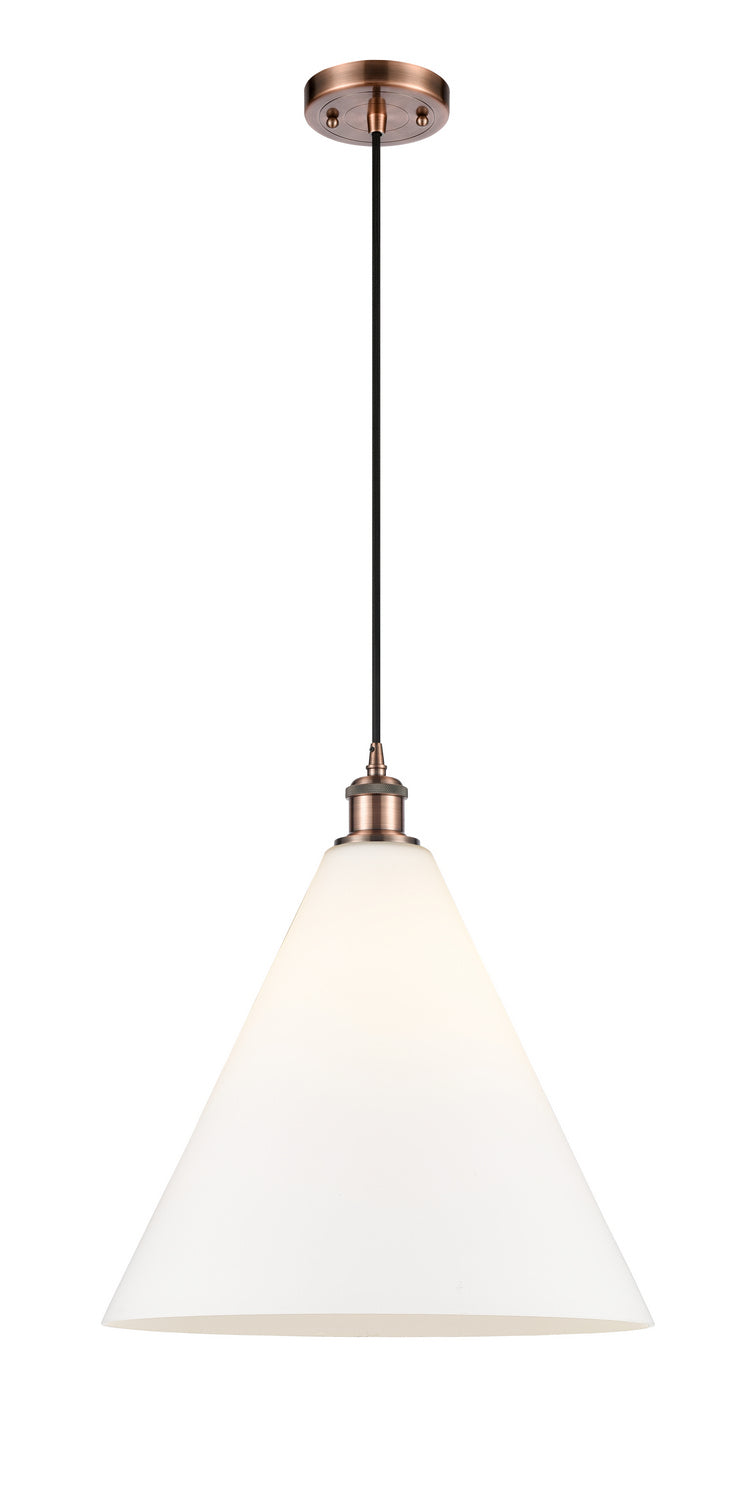 Innovations Ballston 516-1P-AC-GBC-161 Pendant Light - Antique Copper