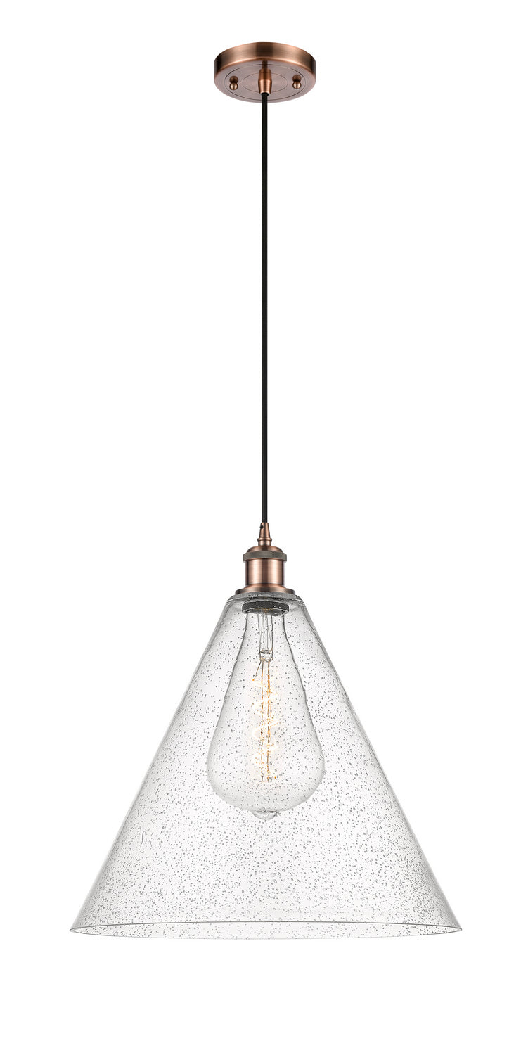 Innovations Ballston 516-1P-AC-GBC-164 Pendant Light - Antique Copper