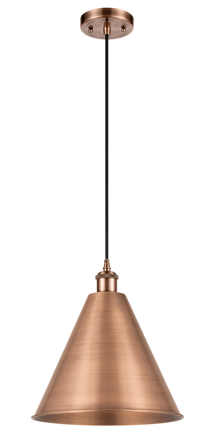 Innovations Ballston 516-1P-AC-MBC-16-AC-LED Pendant Light - Antique Copper