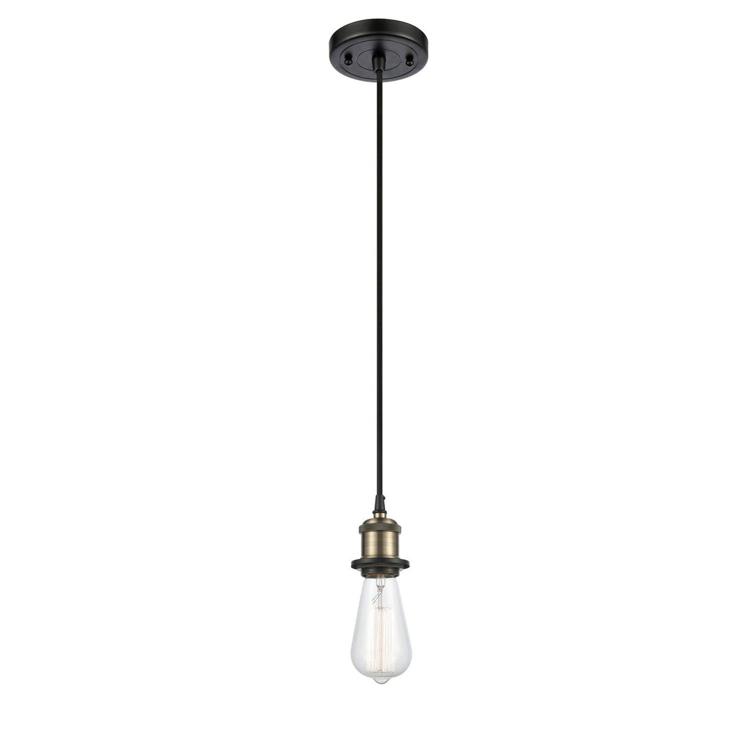 Innovations Ballston 516-1P-BAB Pendant Light - Black Antique Brass