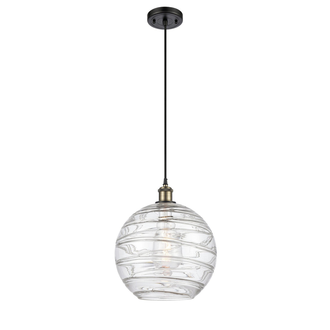 Innovations Ballston 516-1P-BAB-G1213-12 Pendant Light - Black Antique Brass