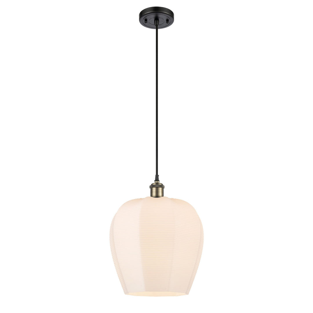 Innovations Ballston 516-1P-BAB-G461-12 Pendant Light - Black Antique Brass