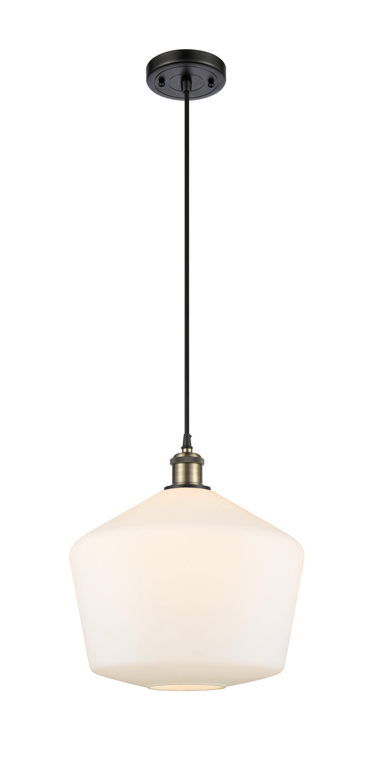 Innovations Ballston 516-1P-BAB-G651-12 Pendant Light - Black Antique Brass