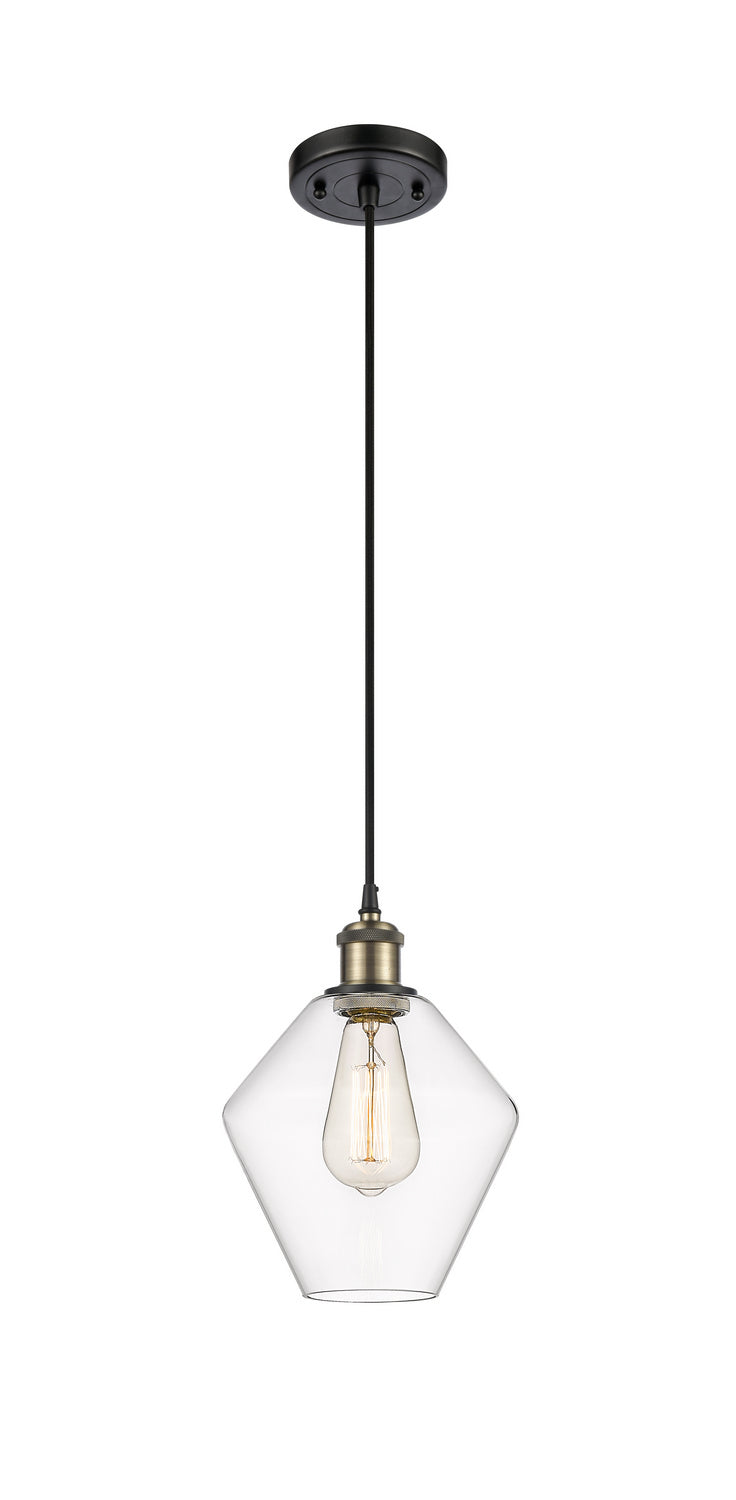 Innovations Ballston 516-1P-BAB-G652-8 Pendant Light - Black Antique Brass