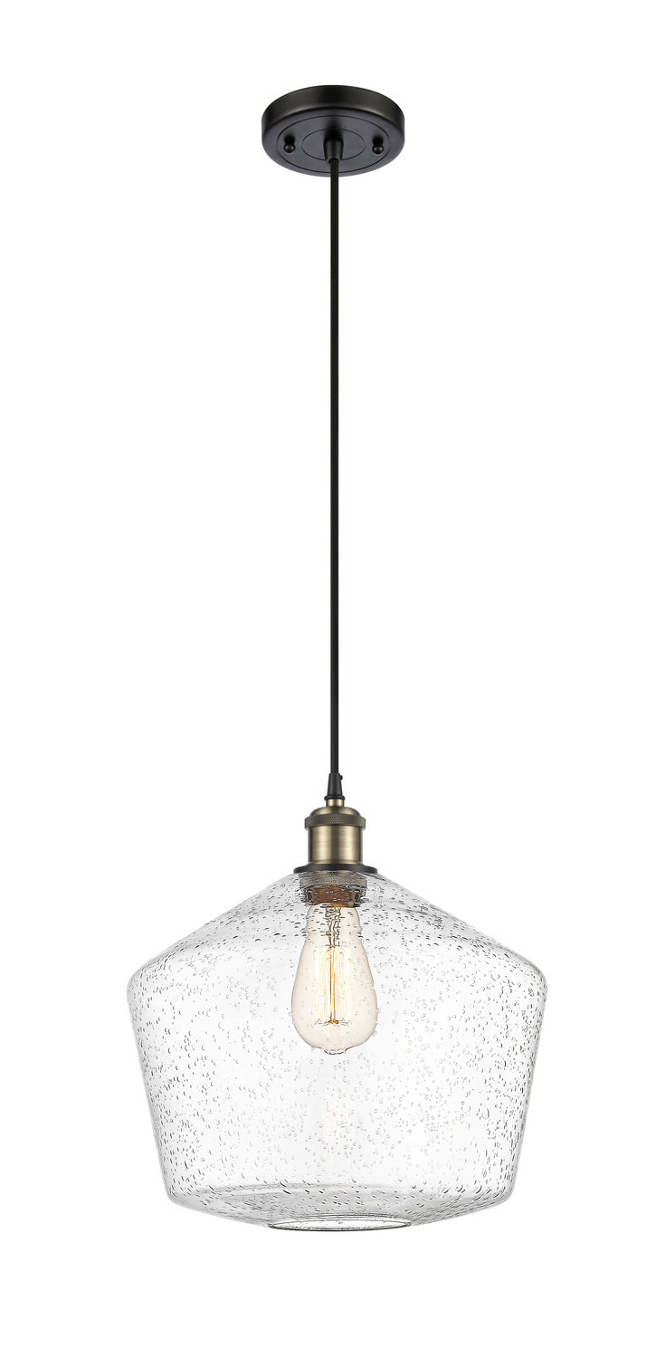 Innovations Ballston 516-1P-BAB-G654-12 Pendant Light - Black Antique Brass