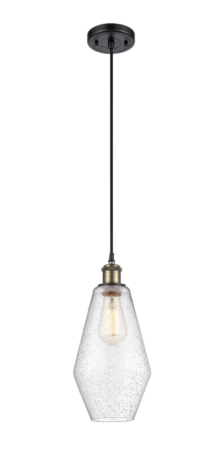 Innovations Ballston 516-1P-BAB-G654-7-LED Pendant Light - Black Antique Brass