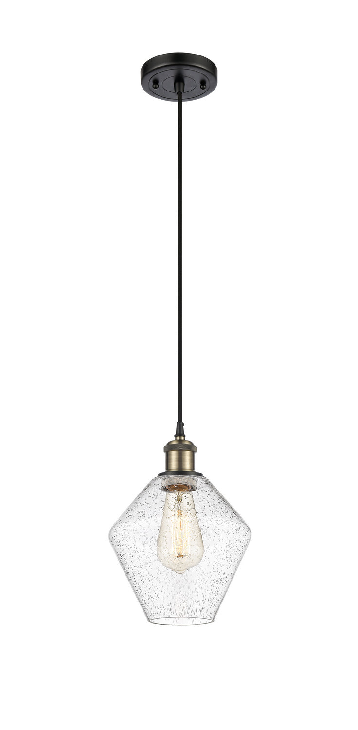 Innovations Ballston 516-1P-BAB-G654-8 Pendant Light - Black Antique Brass